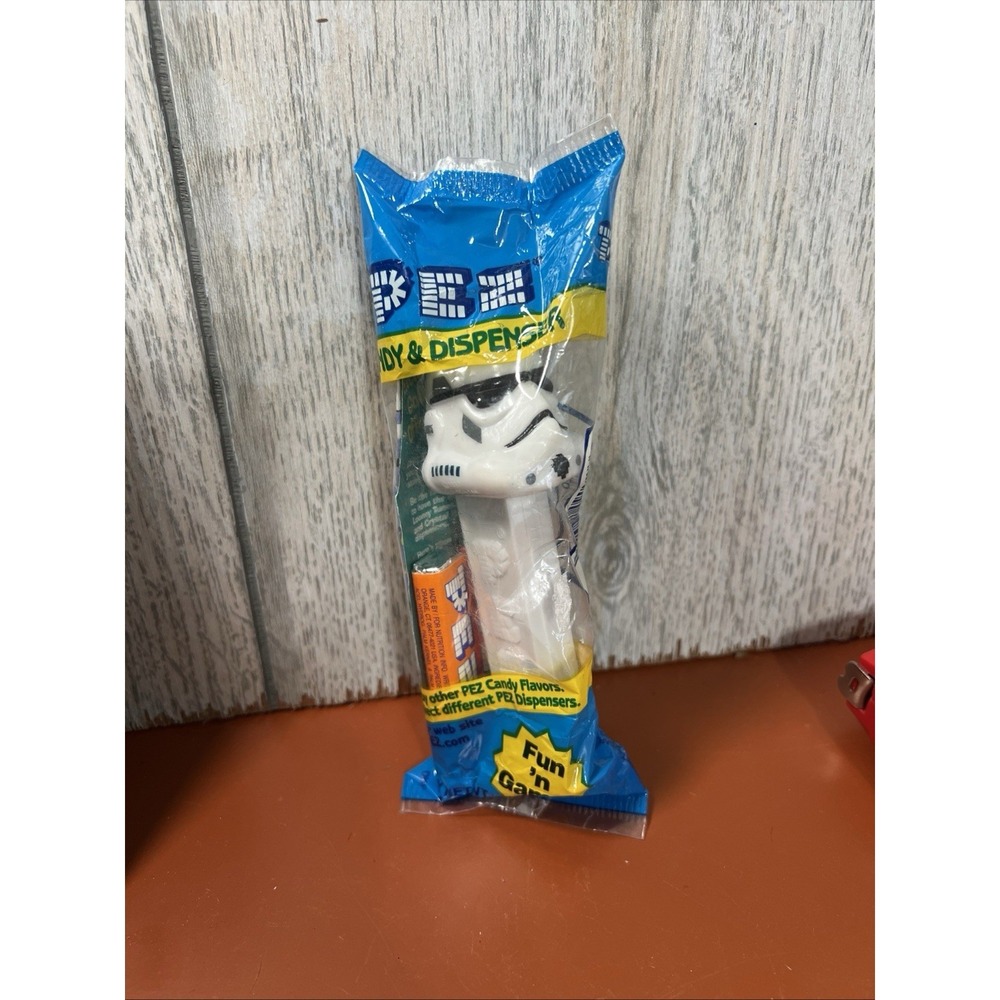 Star Wars PEZ Dispenser Imperial Stormtrooper 1997 Blue Bag